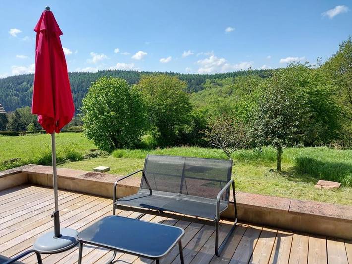 Maison de vacances pour 4 personnes, avec vue et jardin