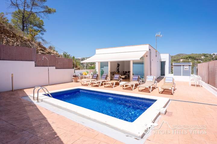 Apartamento para 8 personas, con balcón y jardín en Olivella