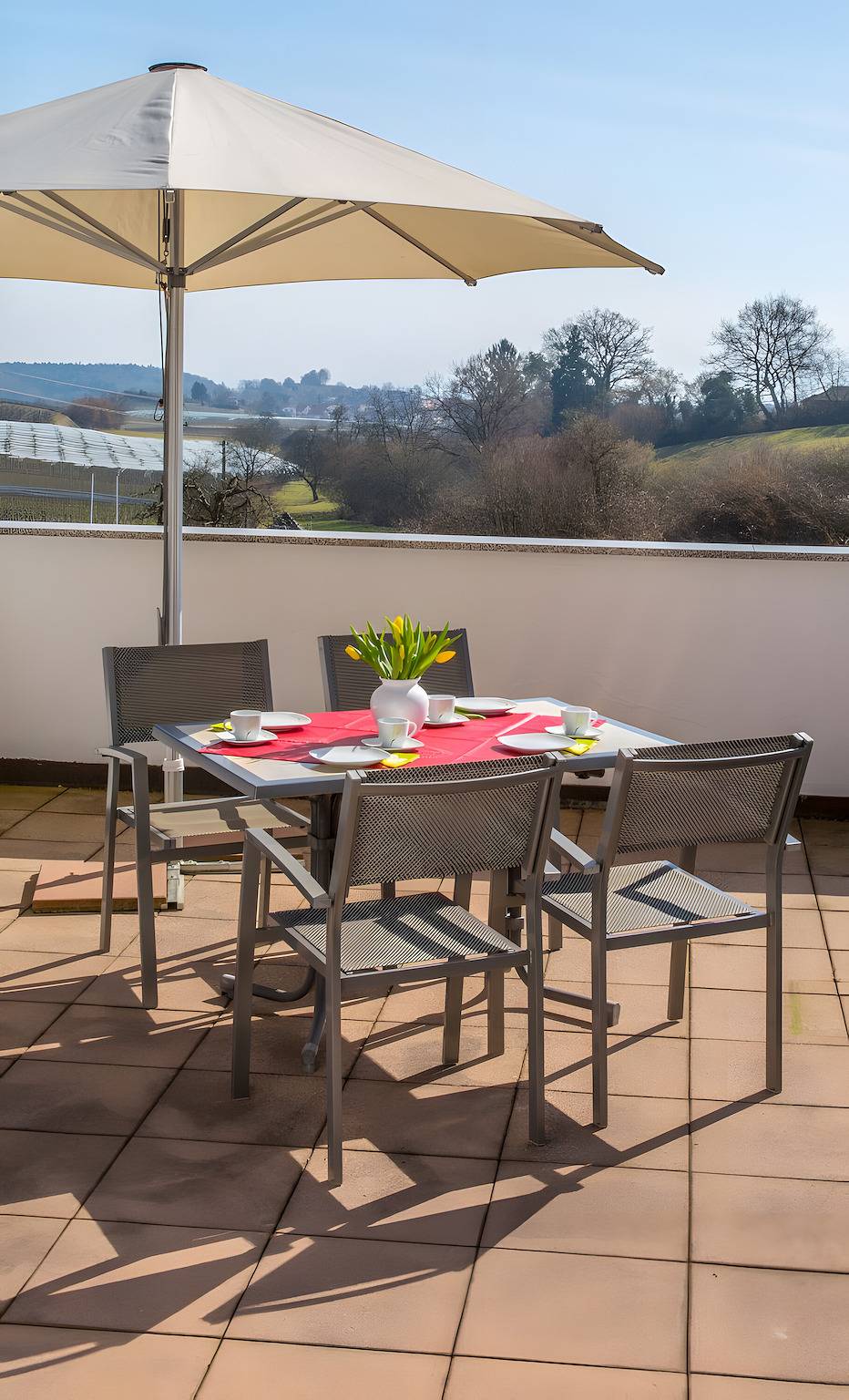 Ganze Wohnung, Apartment 'Haus 4, 3-Zimmer' mit Seeblick, Gemeinschaftsterrasse und Wlan in Meersburg, Bodenseekreis