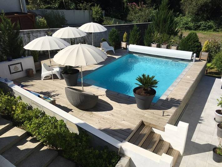 Cottage pour 2 personnes, avec jardin et piscine à Urt