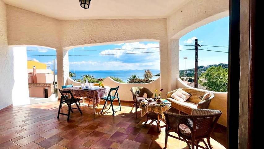 Maison de vacances pour 6 personnes, avec terrasse et vue
