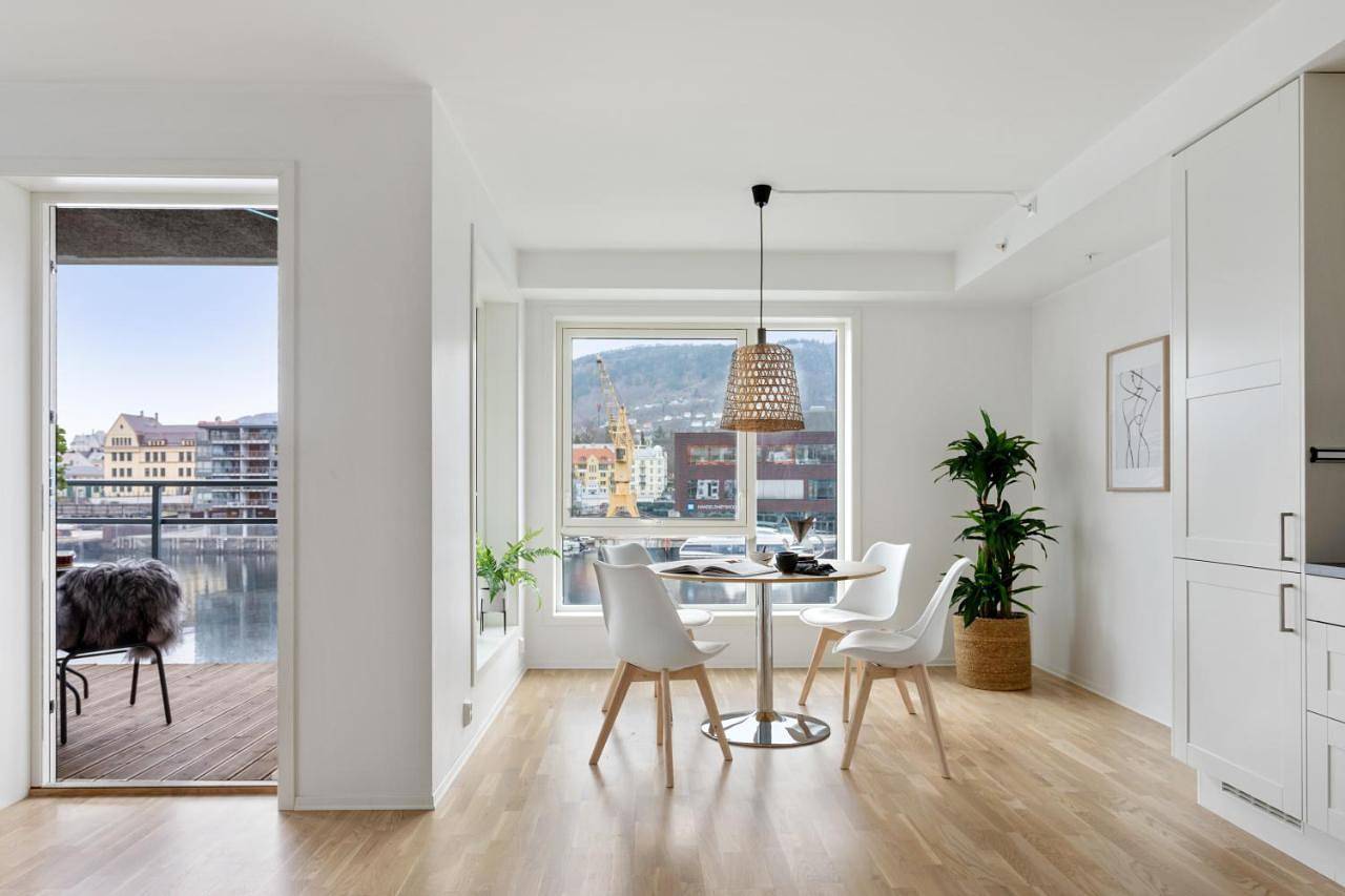 Geheel appartement, Bjørvika Apartments, Damsgård Area, Bergen city center in Årstad, Bergen