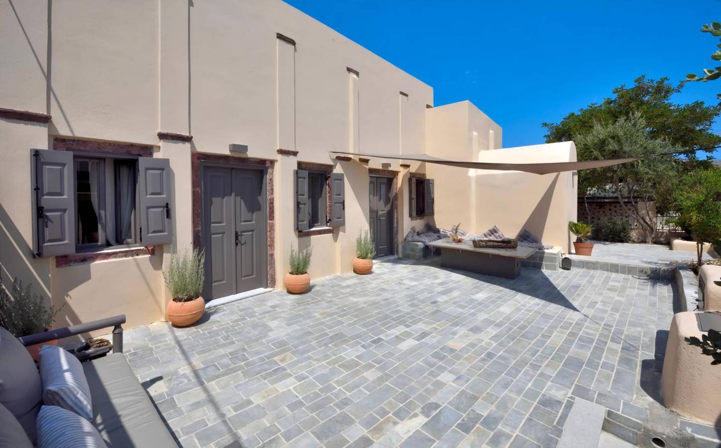 Villa für 9 Personen mit Balkon in Megalochori, Santorin