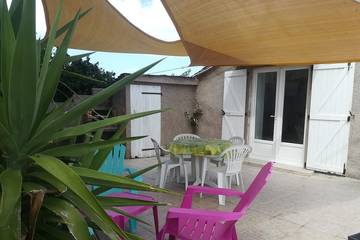 Gîte pour 4 personnes, avec terrasse, animaux acceptés à San-Martino-di-Lota