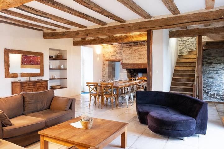 Location de vacances pour 14 personnes, avec Terrasse ainsi que Jardin et Vue à Saint-Herblon - 2