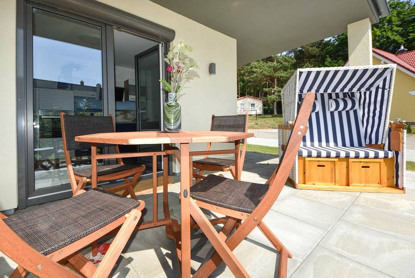 Appartement entier, Sonnenpark 05 - modern eingerichtet und Terrasse mit Strandkorb in Gothensee, Korswandt