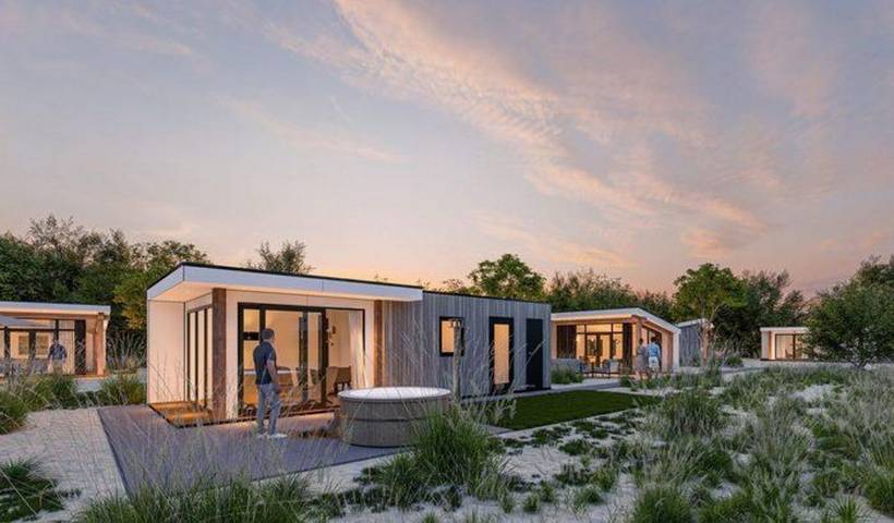 Ferienhaus für 2 Personen, mit Balkon/Terrasse und Sauna sowie Terrasse in Zeeland