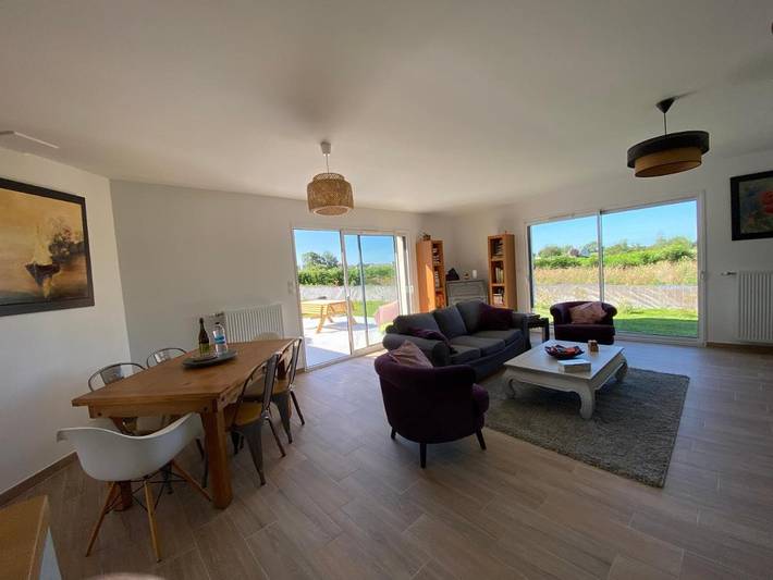 Location de vacances pour 6 personnes, avec vue et jardin à Tréflez - 2