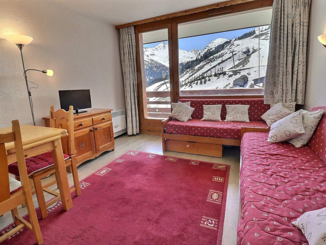 Ganze Wohnung, 2-Zimmer Ski-in Unterkunft, Für 5 Personen in Méribel-Mottaret, Les Allues