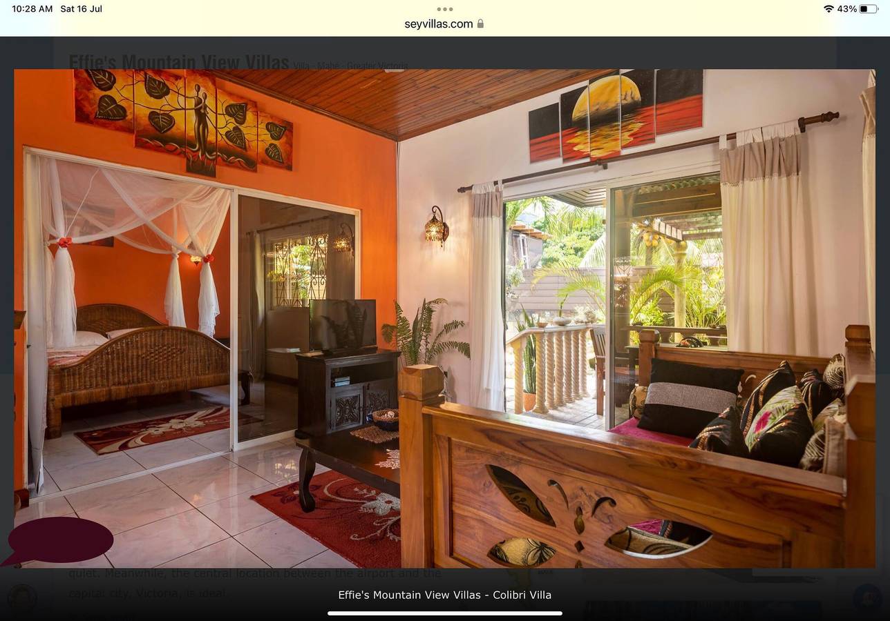 Effie Mountain View Halona Villa in Mahé