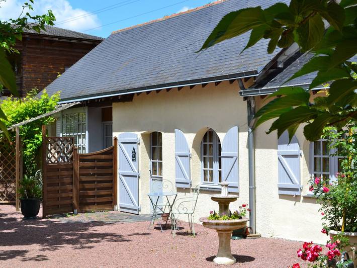Maison de vacances pour 2 personnes, avec terrasse et piscine dans Maine-et-Loire