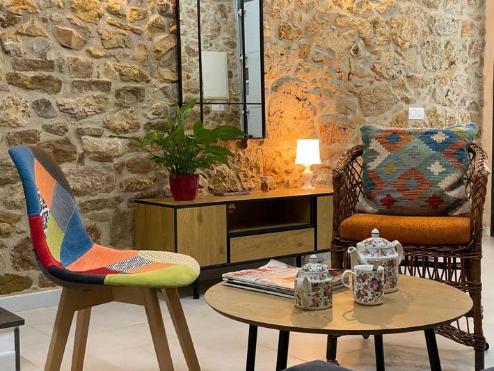 Location de vacances pour 6 personnes, avec terrasse et vue à La Sénia