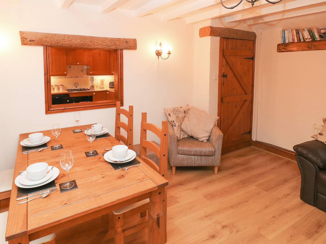 Cottage voor 4 personen met tuin in Scurlage, Swansea en omgeving