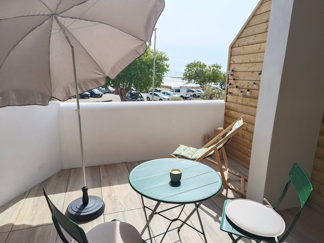 Studio La Terrasse met zeezicht, privéterras en wifi, foto 12