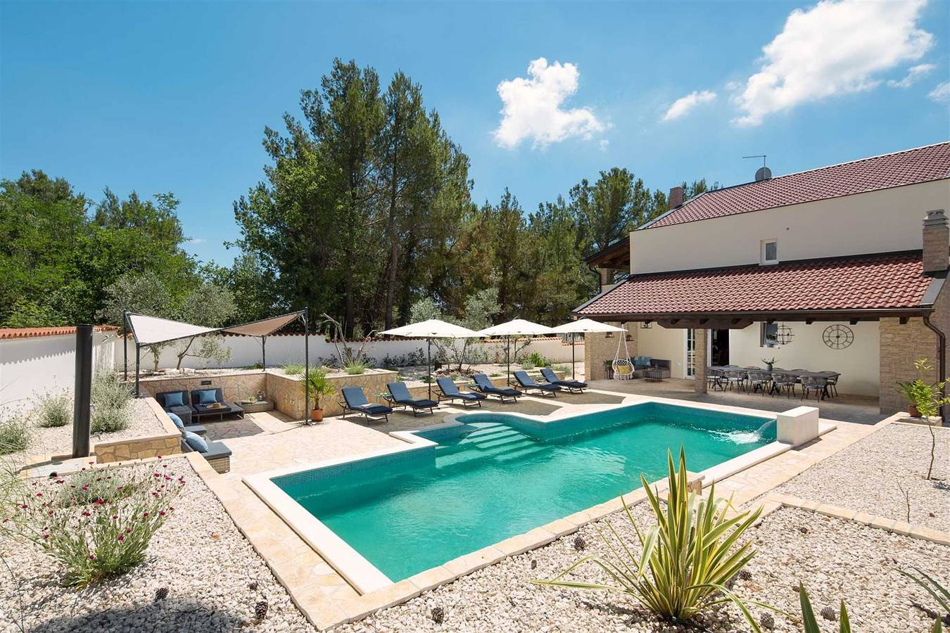 Villa für 10 Personen mit Sauna in Fazana, Südküste Istrien