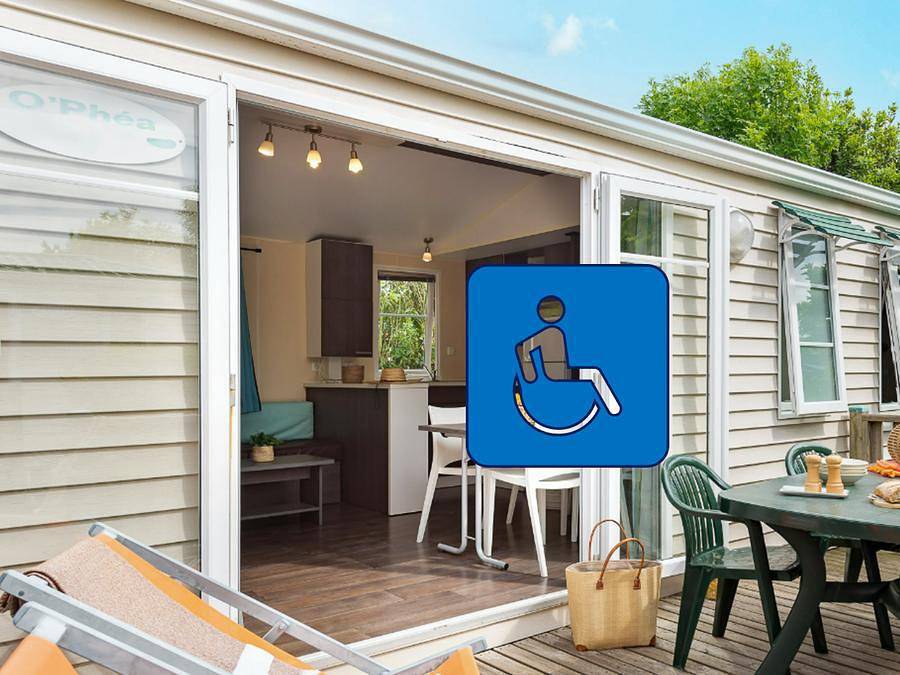 Camping Romanée - Campiotel des Dunes - Mobilheim 4 personen - Komfort Pmr 2 Zimmer in Ars-en-Ré, Ile de Re