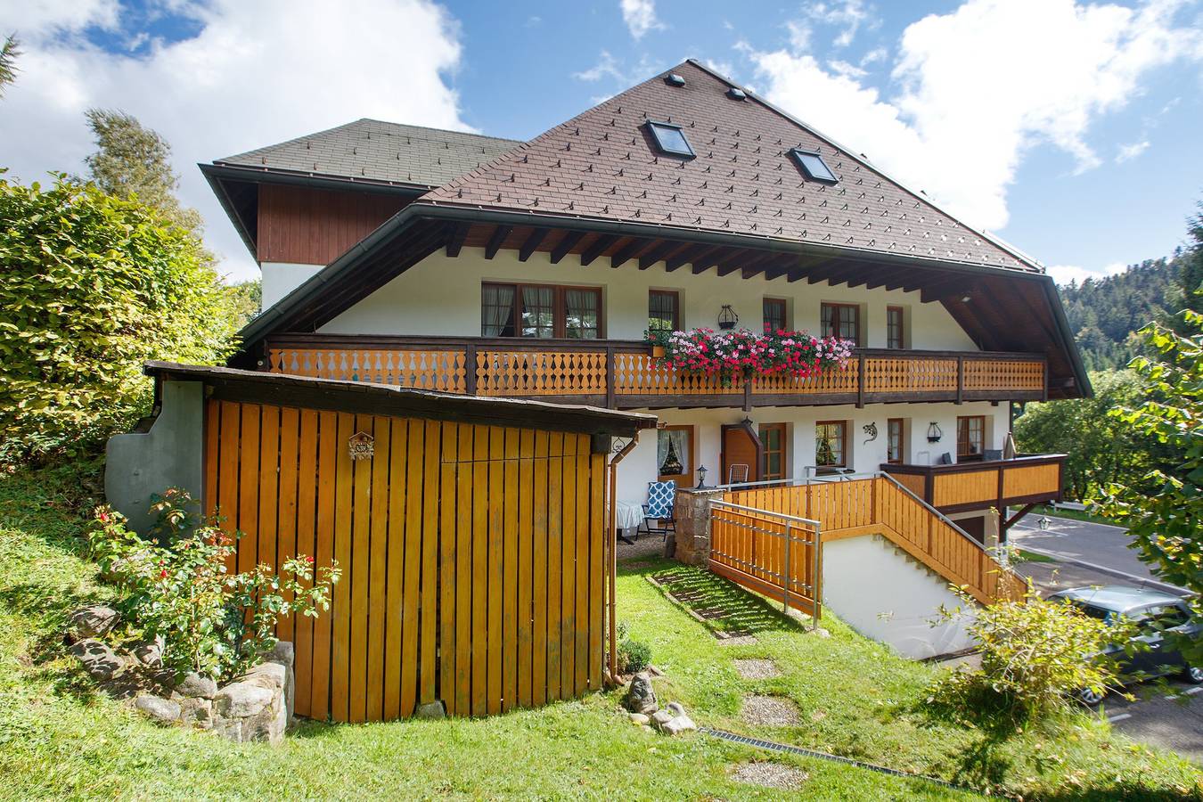 Apartamento inteiro, Apartamento 2 com jardim partilhado, varanda e Wi-Fi in Todtmoos, Floresta Negra do Sul