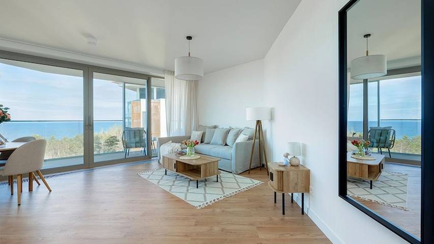 Ferienwohnung für 5 Personen, mit Balkon und Sauna sowie Whirlpool und Pool, mit Haustier in Pobierowo - 3