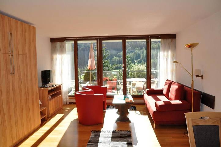 Ferienwohnung für 2 Personen, mit Balkon in Scuol, Engadin