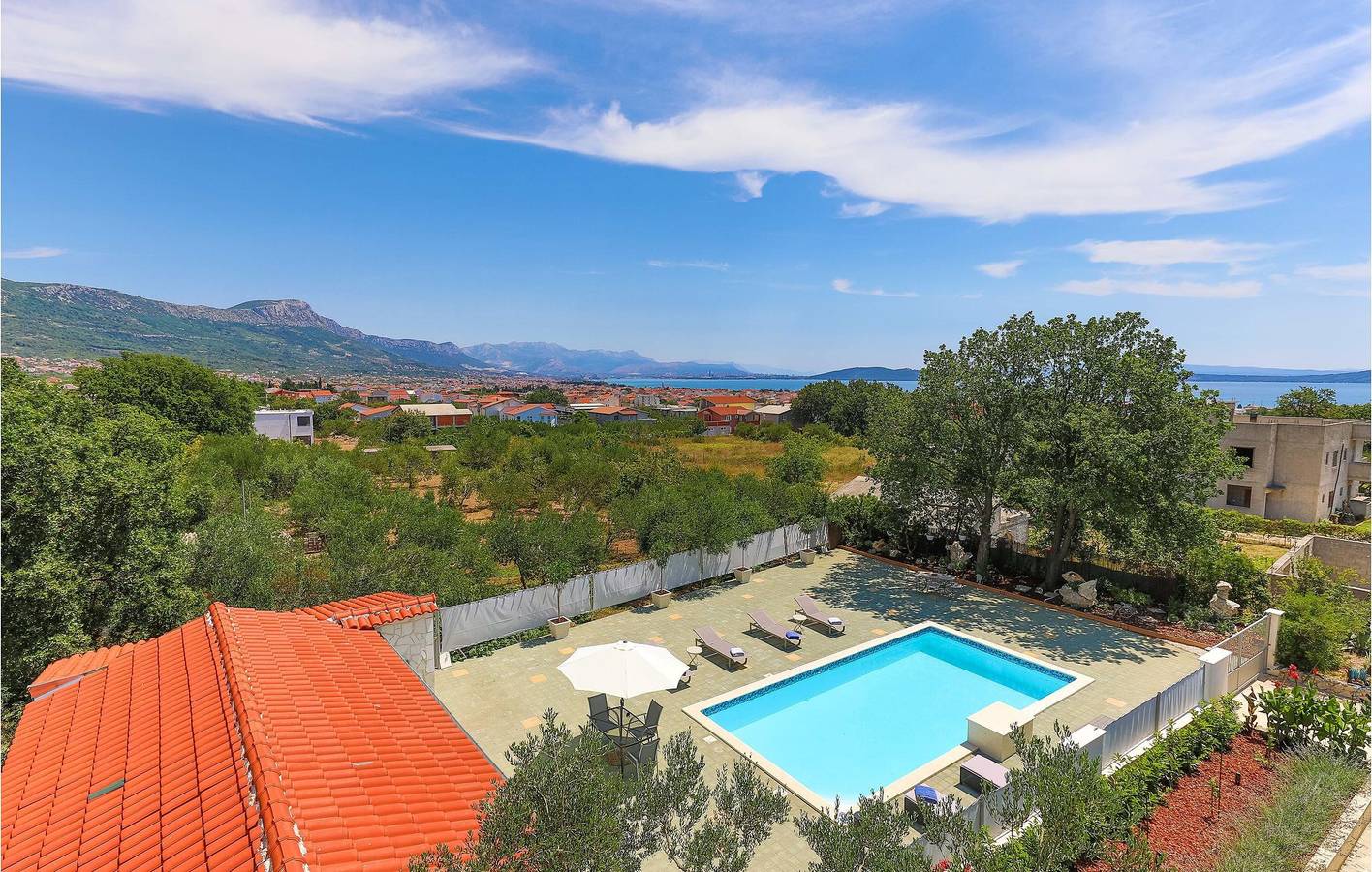 Ganze Ferienwohnung, Ferienwohnung für 6 Personen mit Pool in Kastel Novi, Kaštela
