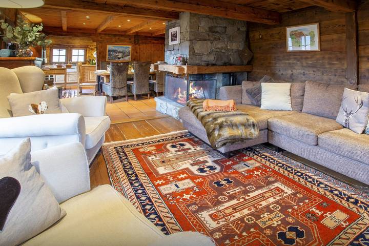 Chalet pour 8 personnes, avec Balcon ainsi que Terrasse et Jardin à Manigod - 4