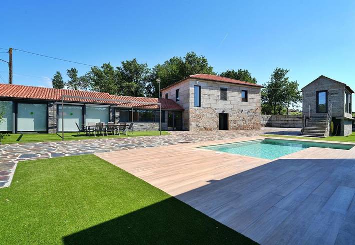 Chalet para 8 personas, con Jacuzzi y Terraza además de Jardín y Piscina en Provincia de Pontevedra - 3