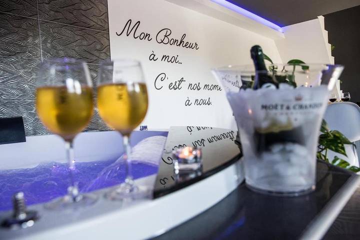 Hôtel pour 2 personnes, avec jardin et jacuzzi