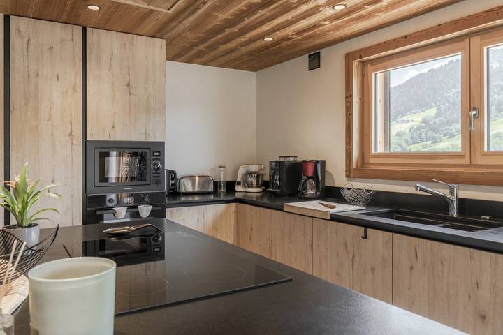 Chalet pour 12 personnes, avec Balcon ainsi que Terrasse et Jardin à Praz-sur-Arly - 4