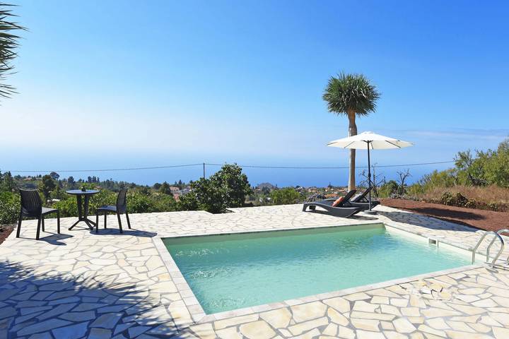 Ferienhaus für 3 Personen, mit Terrasse und Garten sowie Seeblick in Puntagorda - 2