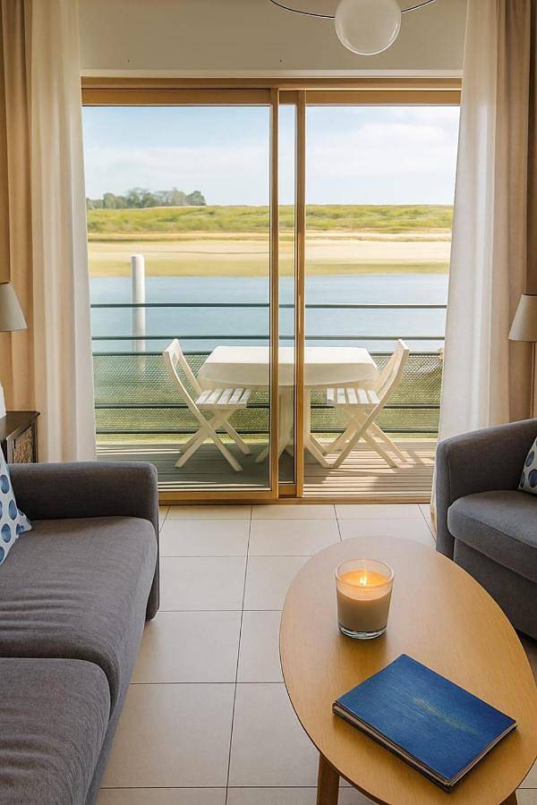 Gîte pour 4 personnes, avec balcon dans Office De Tourisme De Barneville Carteret