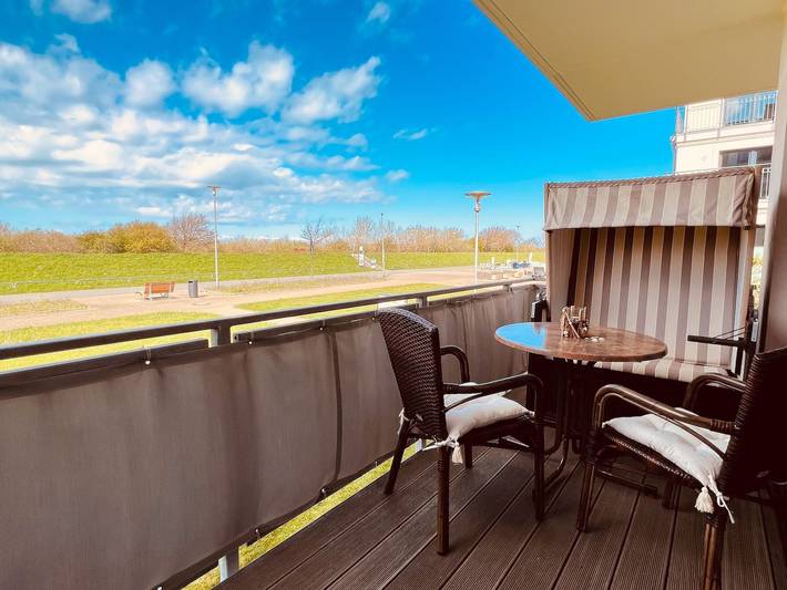 Ferienwohnung für 2 Personen, mit Balkon in Börgerende-Rethwisch
