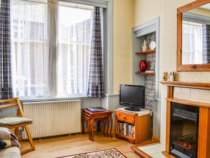 Log cabin for 3 people in Angus