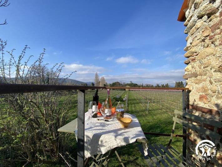Location de vacances pour 2 personnes, avec jardin à Corbère