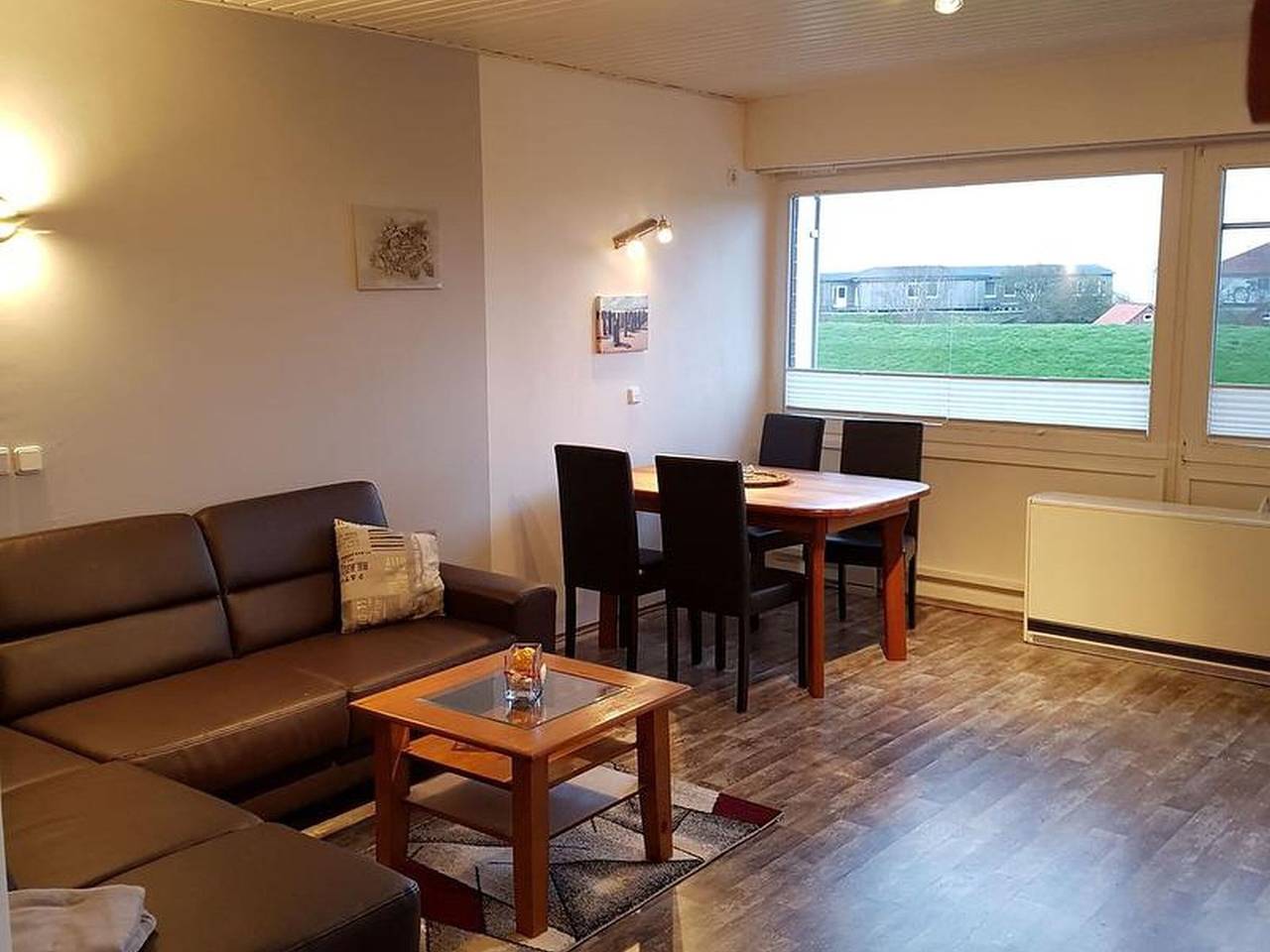 Ganze Wohnung, Apartment 'Meerblick' mit Meerblick, Balkon und Wlan in Schillig Strand, Wangerland