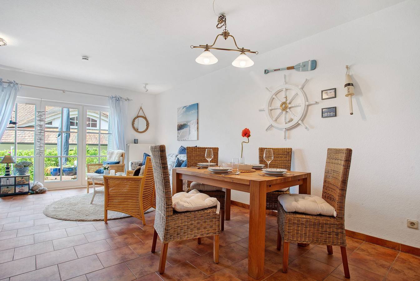 Ganze Wohnung, Ferienwohnung 'Fewo Yachthafenblick Nr 5' mit Meerblick, privater Terrasse und Wlan in Seedorf (Sellin), Sellin