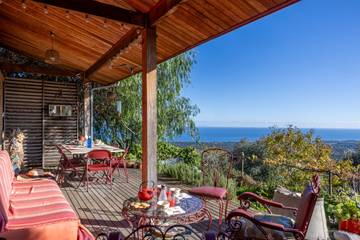 Gîte pour 4 personnes, avec terrasse et vue sur l’océan à Valle-di-Campoloro