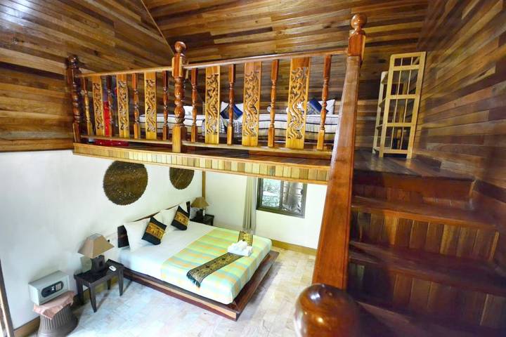 Station pour 2 personnes, avec terrasse ainsi que jardin et piscine dans Khao Sok - 4