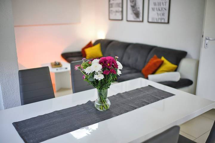 Ferienwohnung für 3 Personen, mit Terrasse in Münsingen