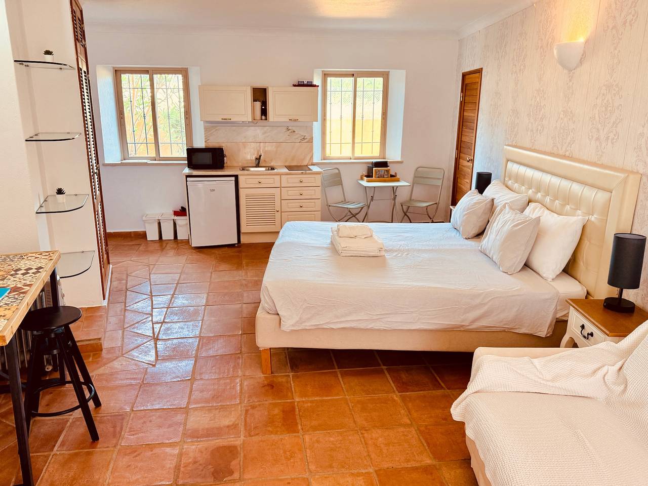 Appartement de vacances entier, Studio apartment with pool Meia Praia beach, Lagos in São Sebastião, São Gonçalo de Lagos