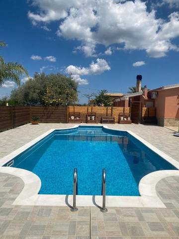 Villa mit pool für 4 Personen, mit Terrasse und Ausblick sowie Pool auf Sizilien