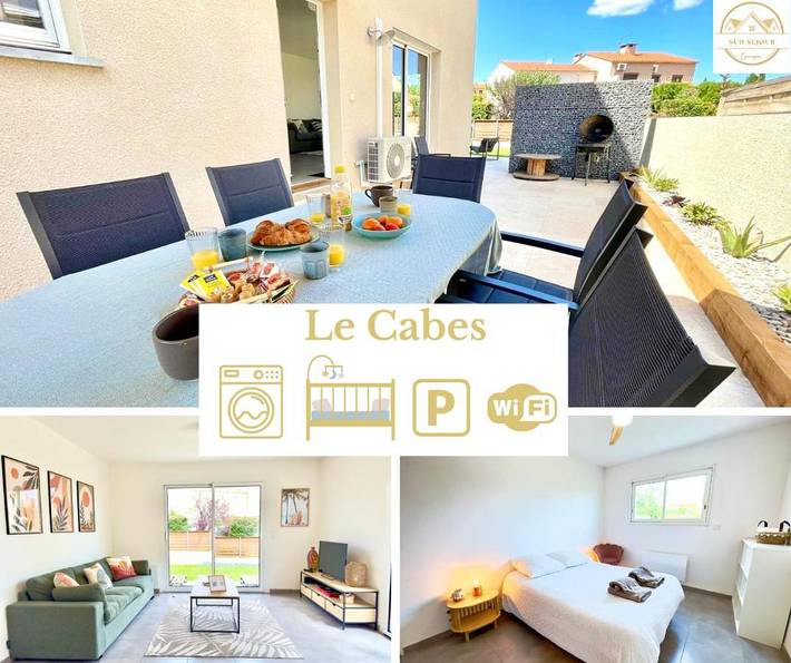 Appartement de vacances pour 4 personnes, avec jardin