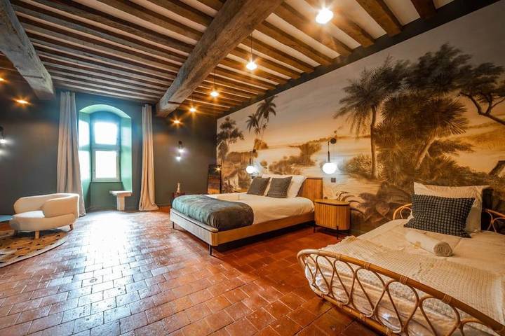 Appartement de vacances pour 3 personnes, avec jardin