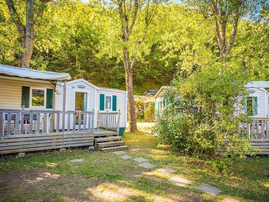 Flower Camping Le Pont du Tarn - Mobilheim 6 personen - Quecksilber Komfort in Florac-Trois-Rivières, Cevennen