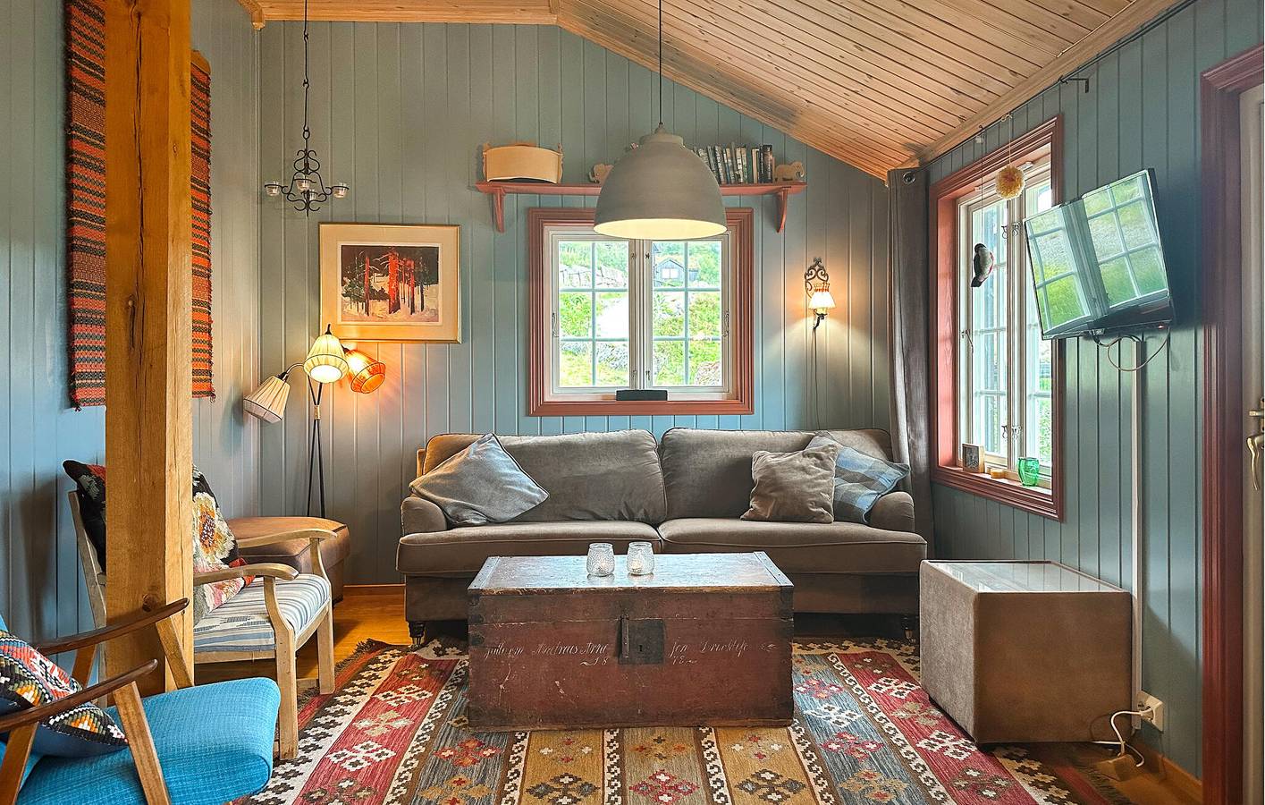 Ferienhaus für 11 Personen mit Sauna in Åseral