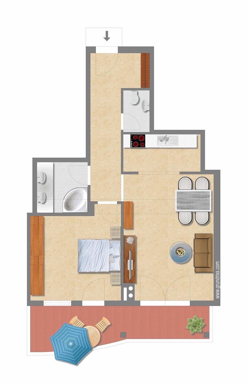 Apartamento vacacional entero, Appartement Tuxeck in Ellmau, Brixen valley