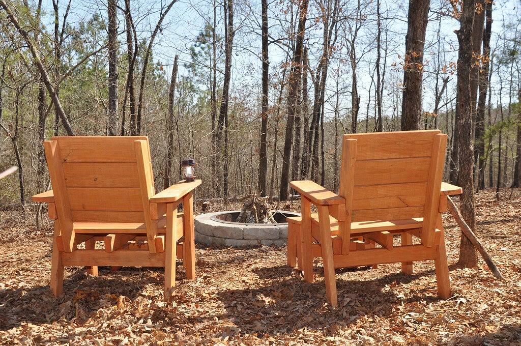 Luxury cabins in the foothills of the Blue Ridge Mountains in Oconee County