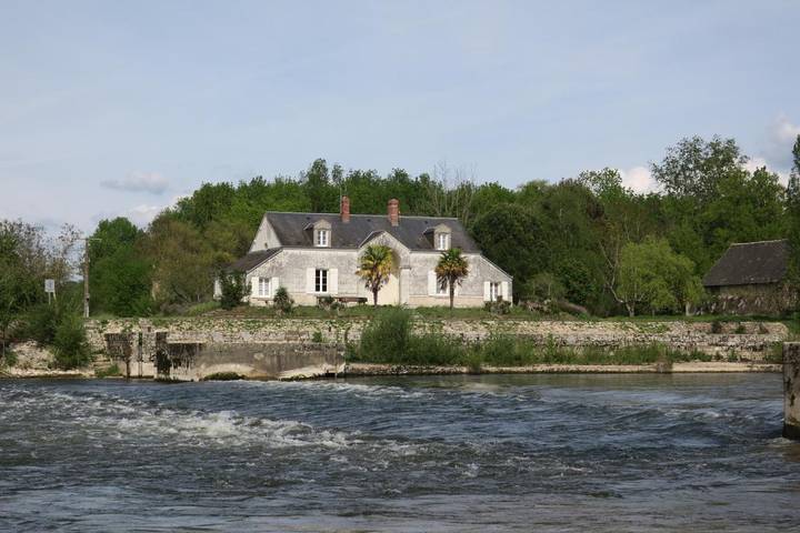Maison de vacances pour 12 personnes, avec Terrasse ainsi que Jardin et Vue à Saint-Romain-sur-Cher