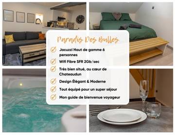 Villa pour 6 personnes, avec terrasse ainsi que jardin et vue, animaux acceptés dans Eure-et-Loir