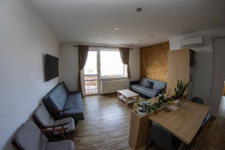 Gîte pour 4 personnes, avec balcon et vue, animaux acceptés à Prievidza - 2