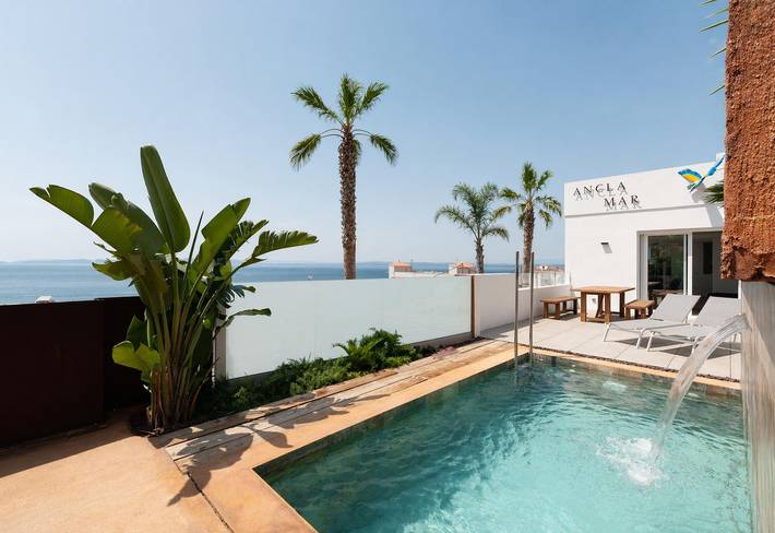 Chalet pour 6 personnes, avec balcon et vue sur l’océan à Roses
